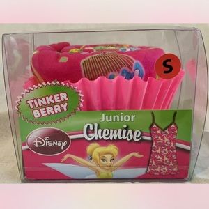 NEW Disney Tinker Bell Tinker Berry Junior Chemise Night Dress Girls S Cupcake